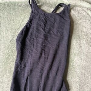 Abercrombie & Fitch Dark Gray Strappy Bodysuit